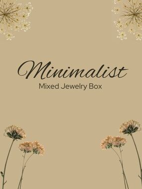Minimalist Mixed Jewelry Box - Dainty And Delicate